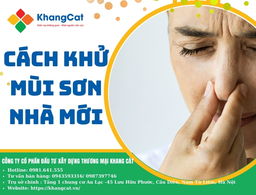 Cách khử mùi sơn nhà mới đơn giản, hiệu quả, an toàn